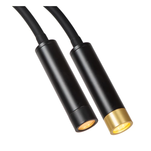 Lucide ALEC - Wandspot / Wandlamp - LED 3 StepDim - G9 - 1x3W 2700K - Inclusief omwisselbare ringen - Zwart - detail 3